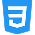 icono con logotipo de CSS